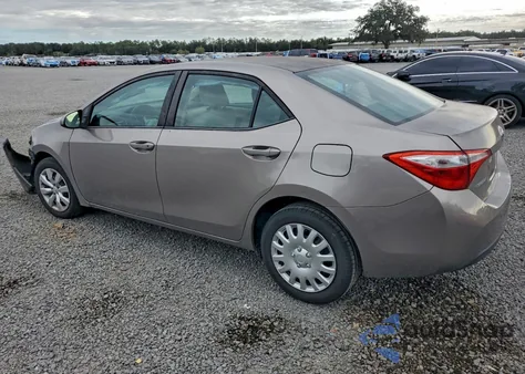 2016 Toyota Corolla L z USA, uszkodzony, nr VIN 5YFBURHE4GP379537